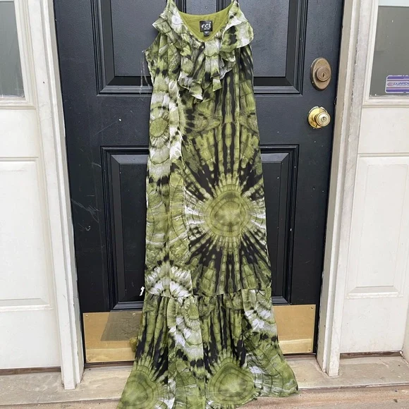 knee length dresses for ladies Embroidered Maxi Multi Tiered Dress  ZAY